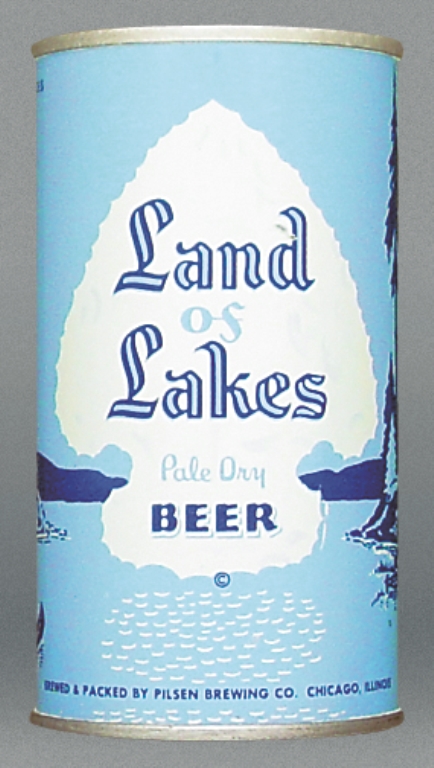 Land Of Lakes Pale Dry Beer 12 Oz Tab Top Can