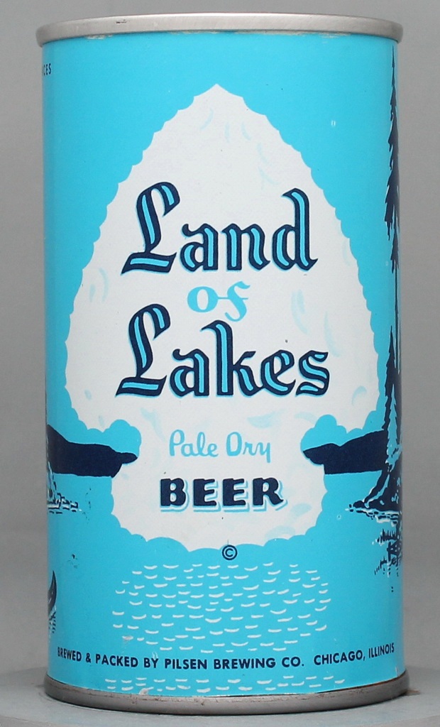 Land Of Lakes Pale Dry Beer 12 Oz Tab Top Can