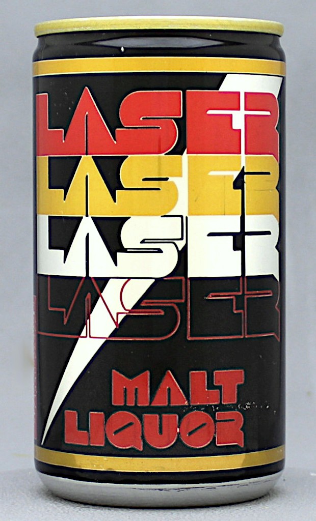 Laser Malt Liquor 12 Oz Tab Top Can