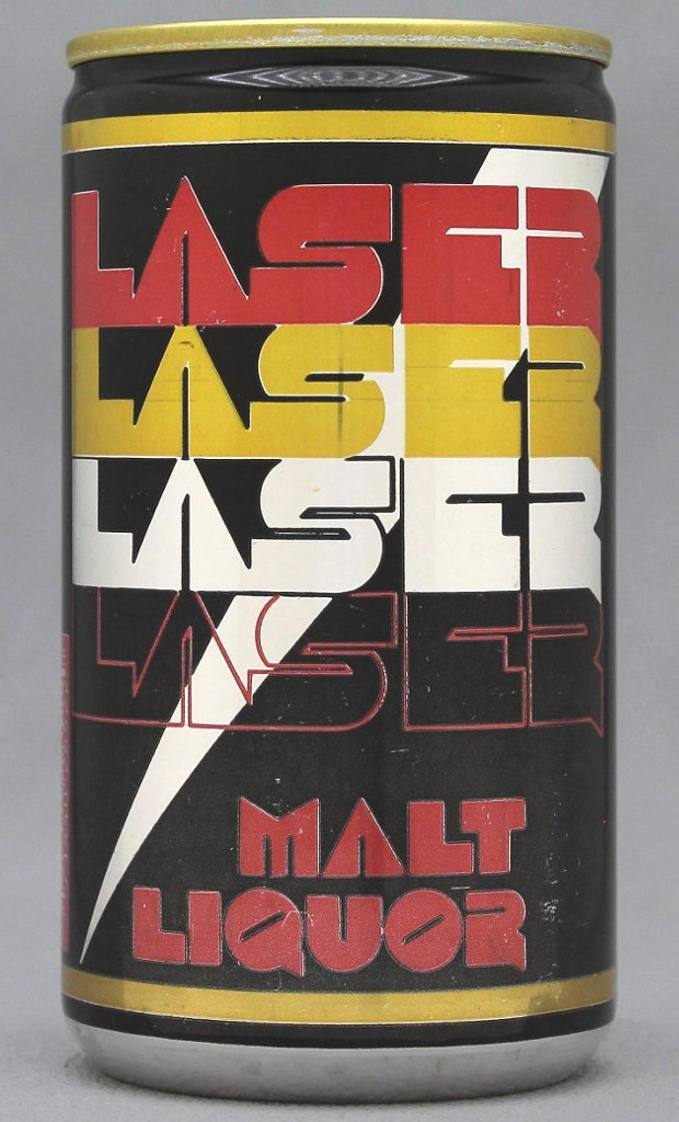 Laser Malt Liquor 12 Oz Tab Top Can