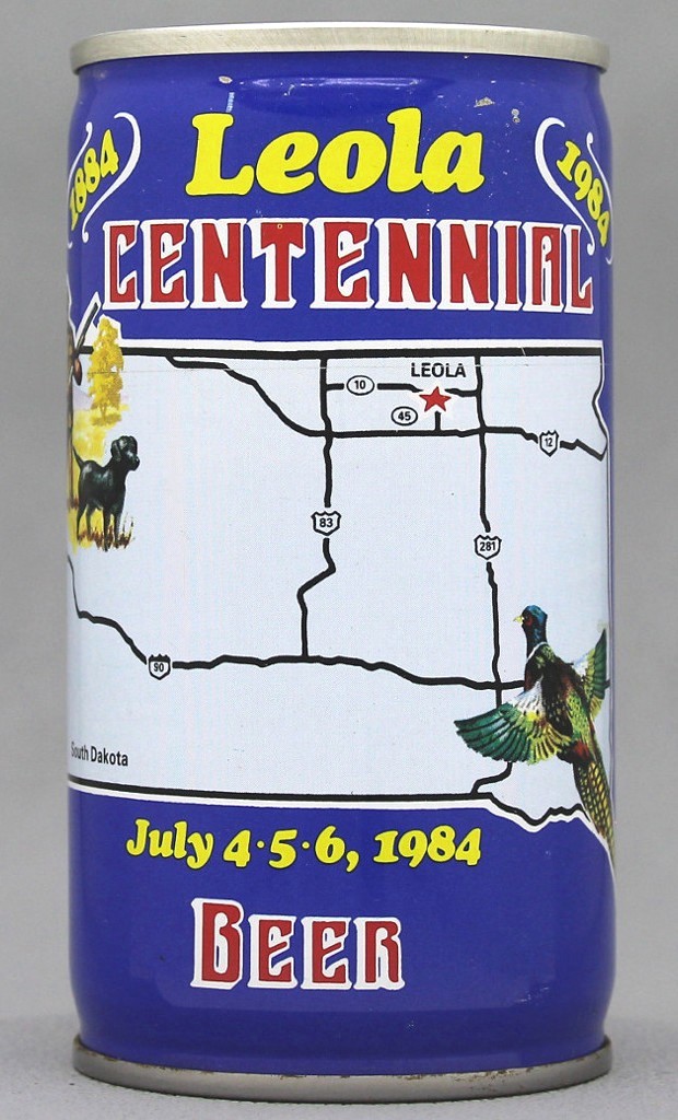Leola Centennial Beer 12 Oz Tab Top Can