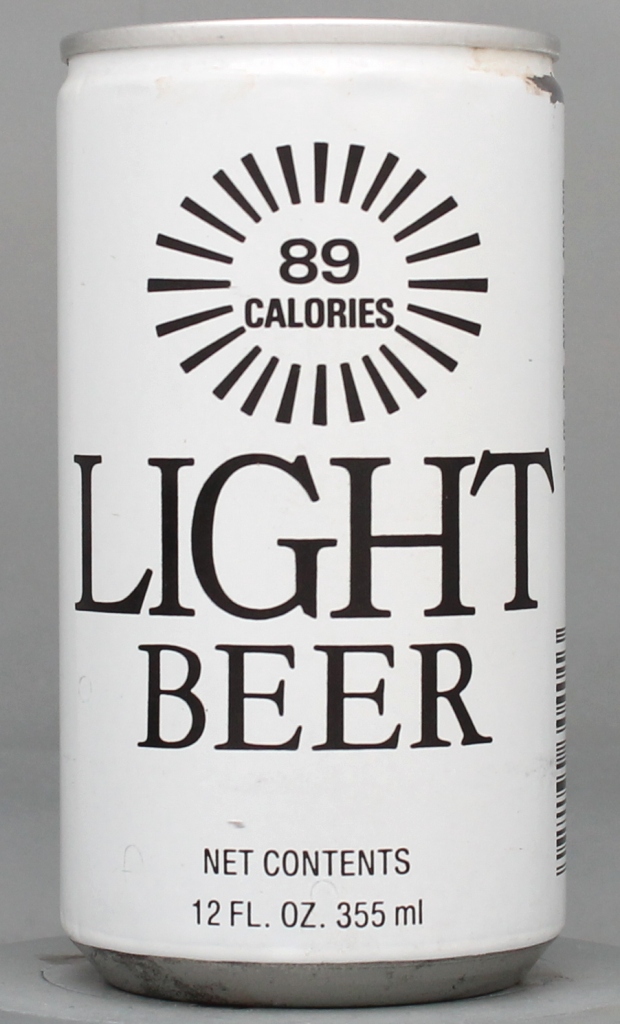 Light Beer 12 Oz Tab Top Can