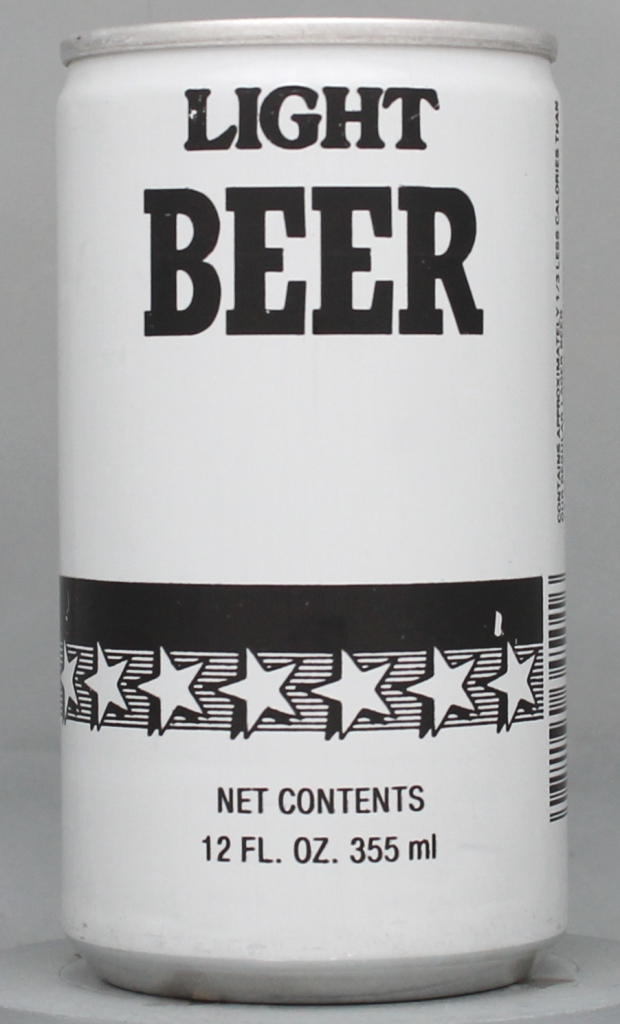 Light Beer 12 Oz Tab Top Can