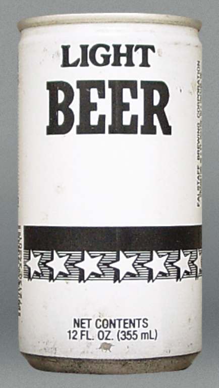 Light Beer 12 Oz Tab Top Can
