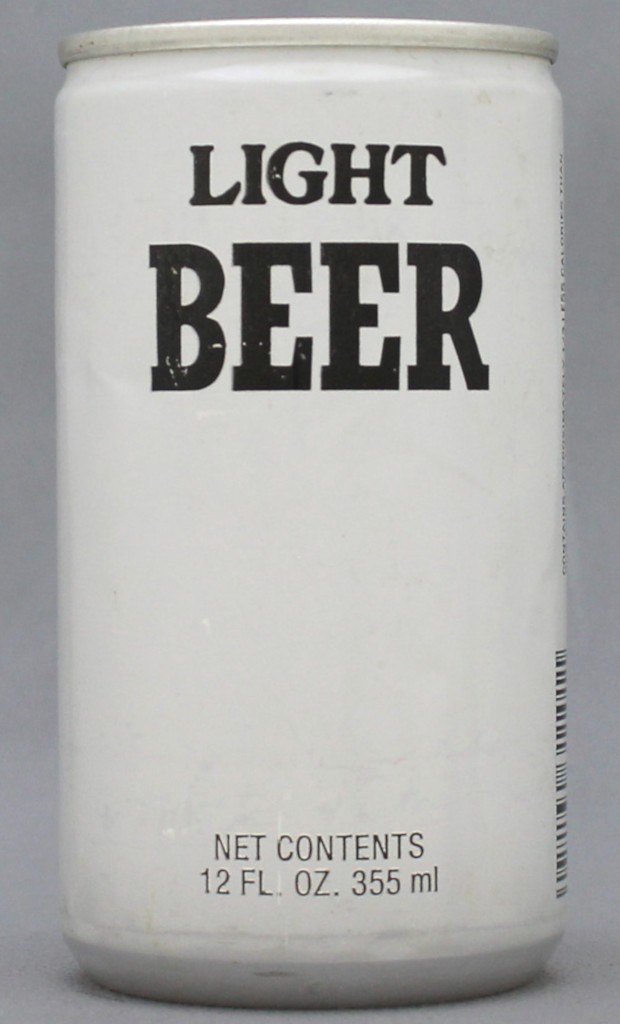Light Beer 12 Oz Tab/Stay Top Can