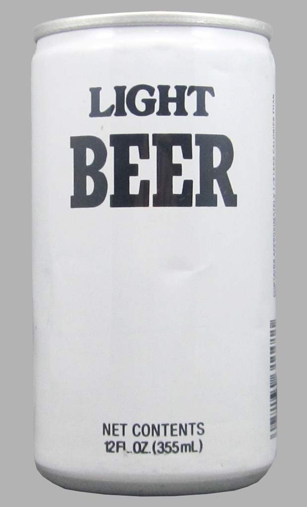 Light Beer 12 Oz Tab Top Can