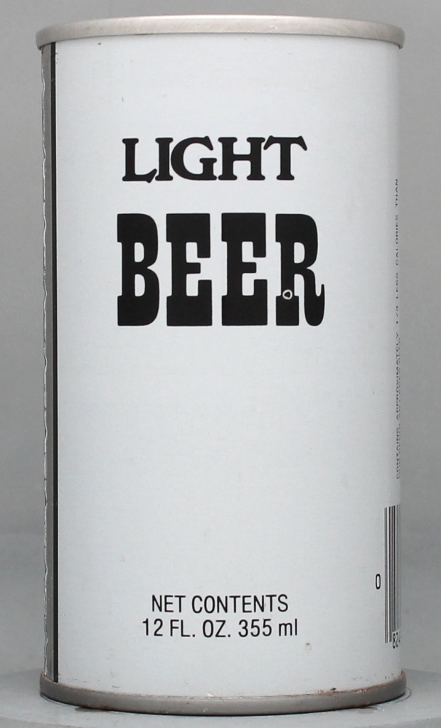 Light Beer 12 Oz Tab Top Can
