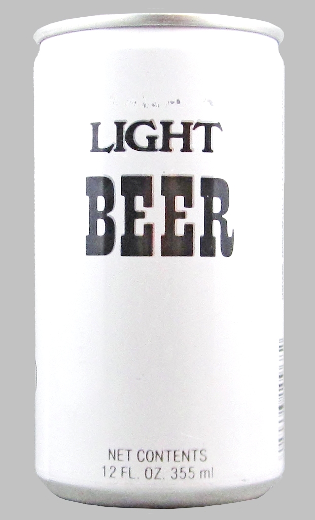 Light Beer 12 Oz Tab Top Can