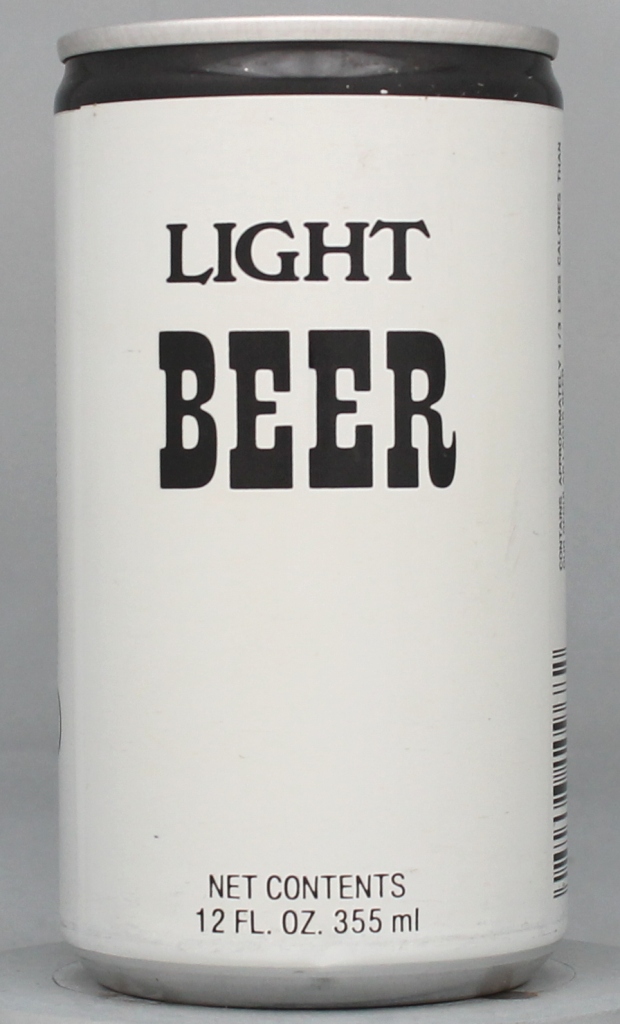 Light Beer 12 Oz Tab/Stay Top Can