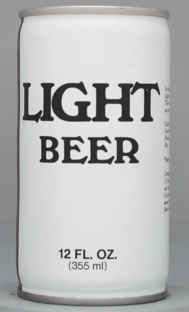 Light Beer 12 Oz Tab Top Can