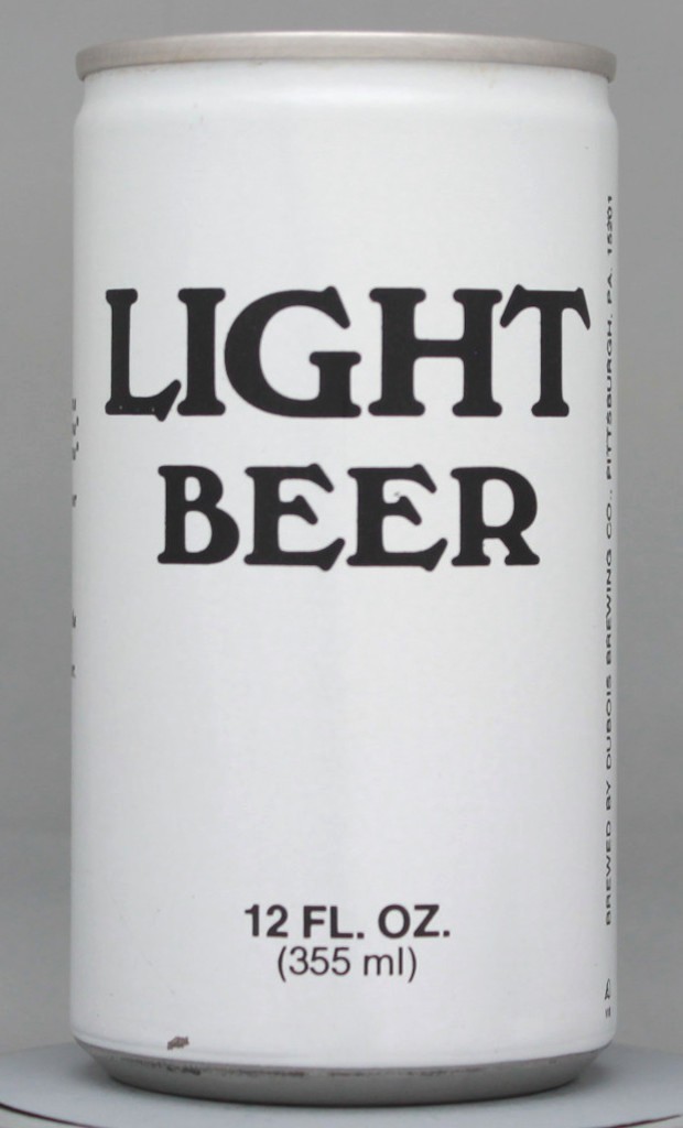 Light Beer 12 Oz Tab Top Can