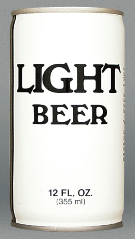 Light Beer 12 Oz Tab Top Can