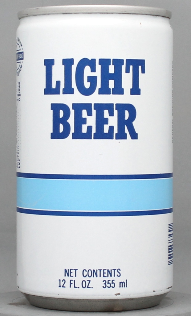 Light Beer 12 Oz Tab Top Can