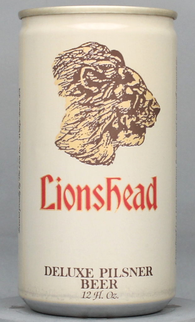Lion's Head Deluxe Pilsner Beer 12 Oz Tab/Stay Top Can