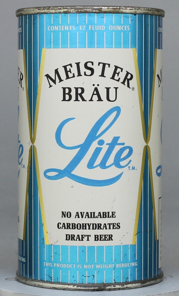 Lite, Meister Brau Draft 12 Oz Insert Top Can