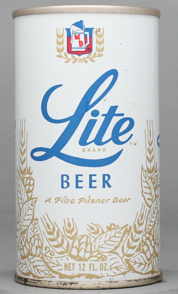 Lite Brand Beer 12 Oz Tab Top Can
