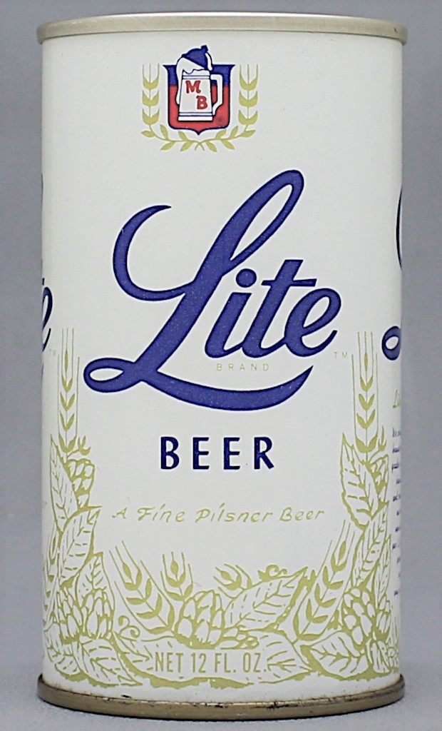 Lite Brand A Fine Pilsner Beer 12 Oz Tab Top Can