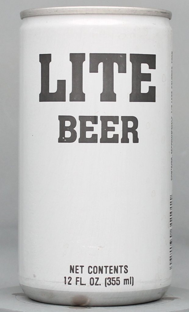 Lite Beer 12 Oz Tab Top Can