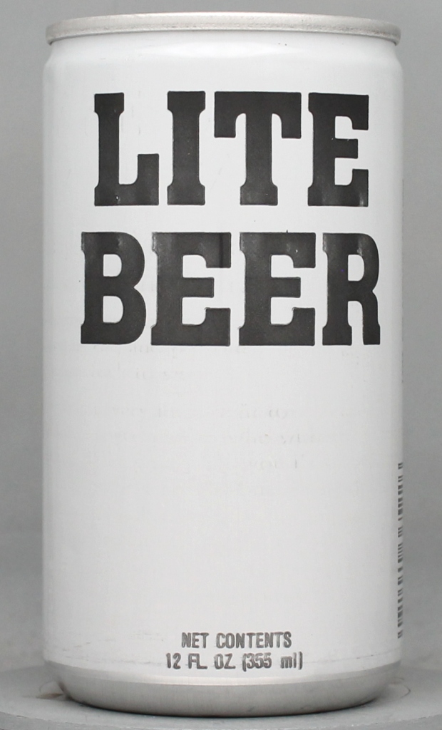 Lite Beer 12 Oz Tab Top Can
