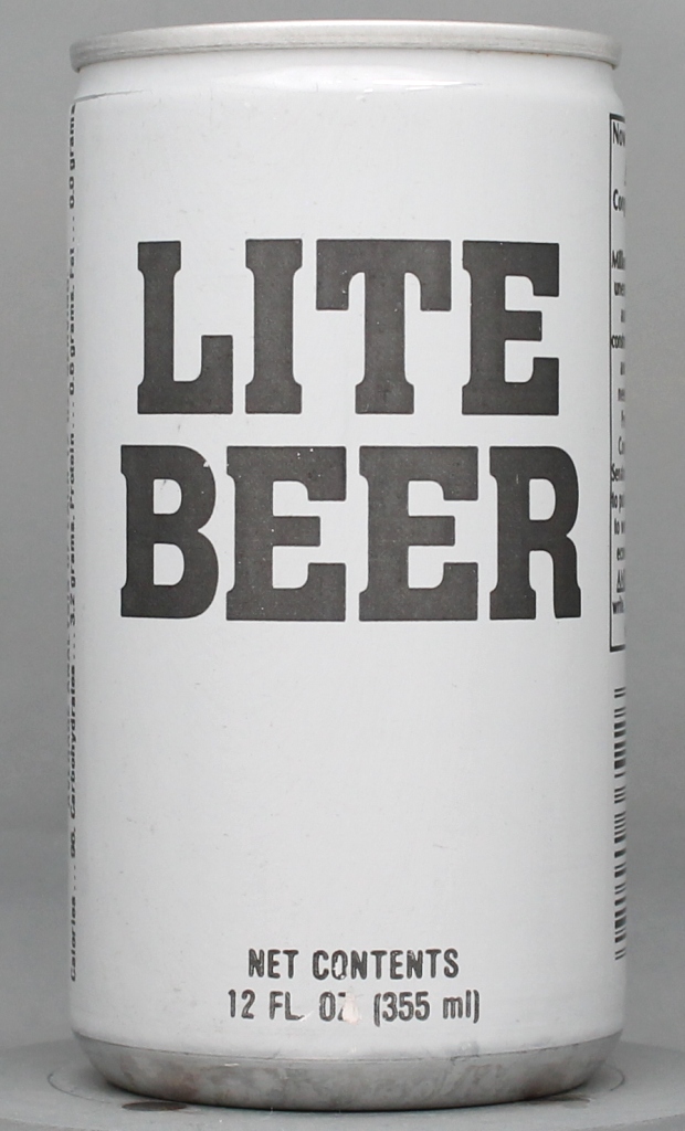Lite Beer 12 Oz Tab Top Can
