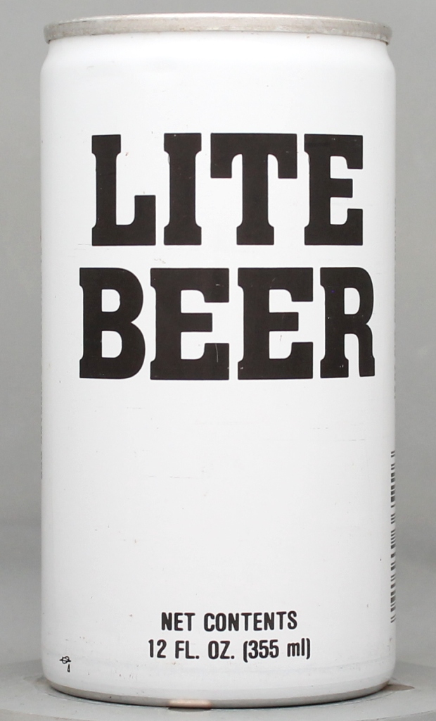 Lite Beer 12 Oz Tab Top Can