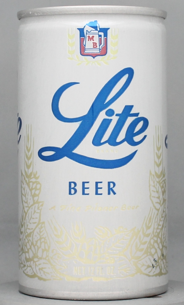 Lite Brand Beer 12 Oz Tab Top Can