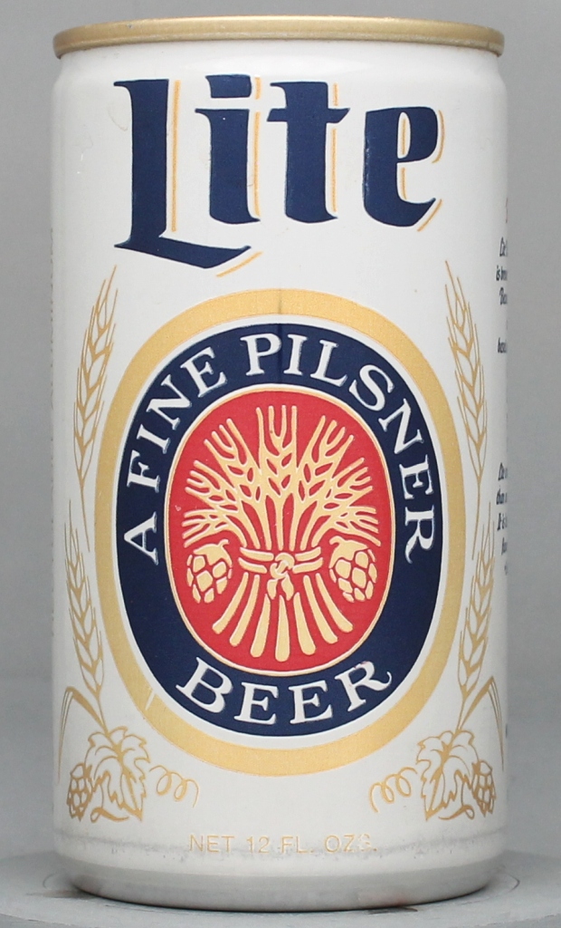 Lite A Fine Pilsner Beer 12 Oz Tab Top Can