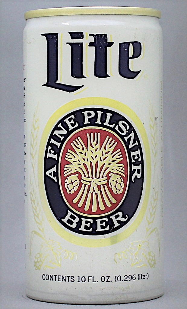 Lite A Fine Pilsner Beer 10 Oz Tab Top Can