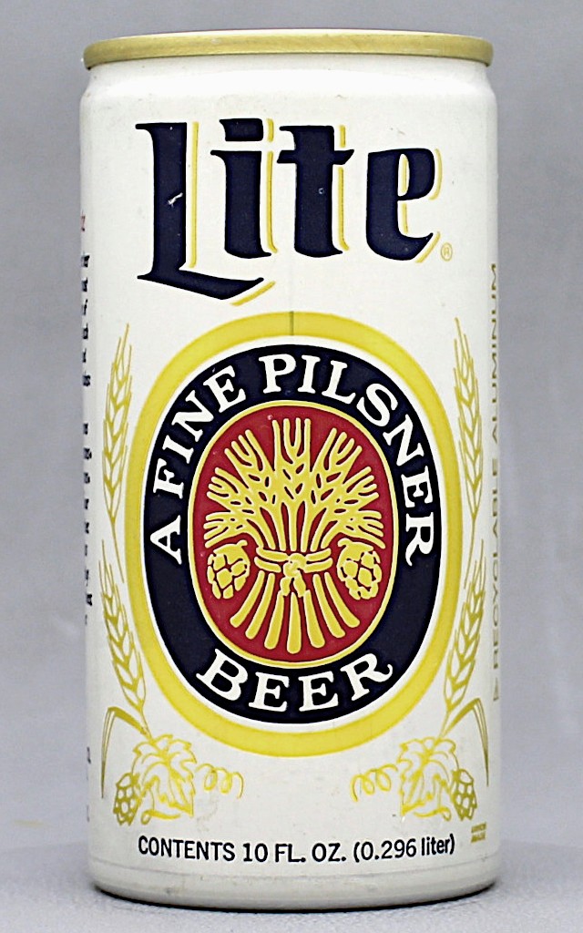 Lite Beer 10 Oz Tab Top Can