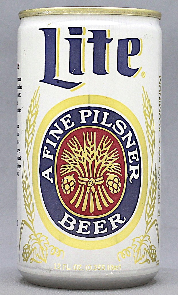 Lite A Fine Pilsner Beer 12 Oz Tab/Stay Top Can