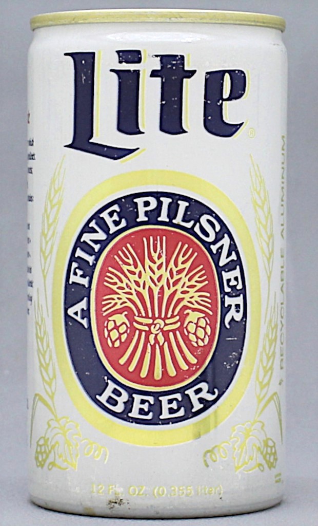Lite A Fine Pilsner Beer 12 Oz Tab Top Can