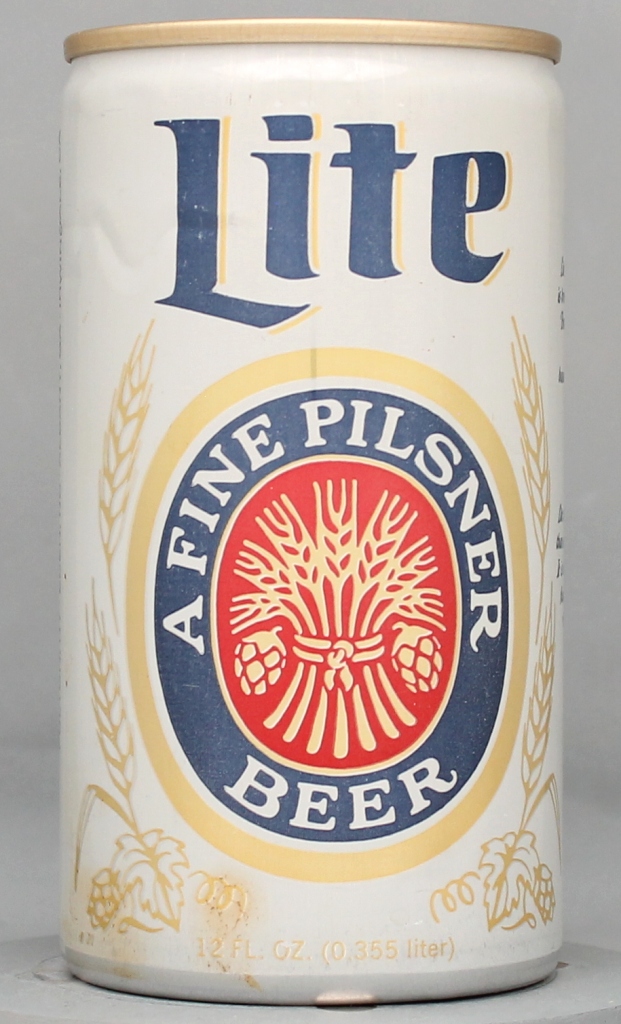 Lite A Fine Pilsner Beer 12 Oz Tab Top Can