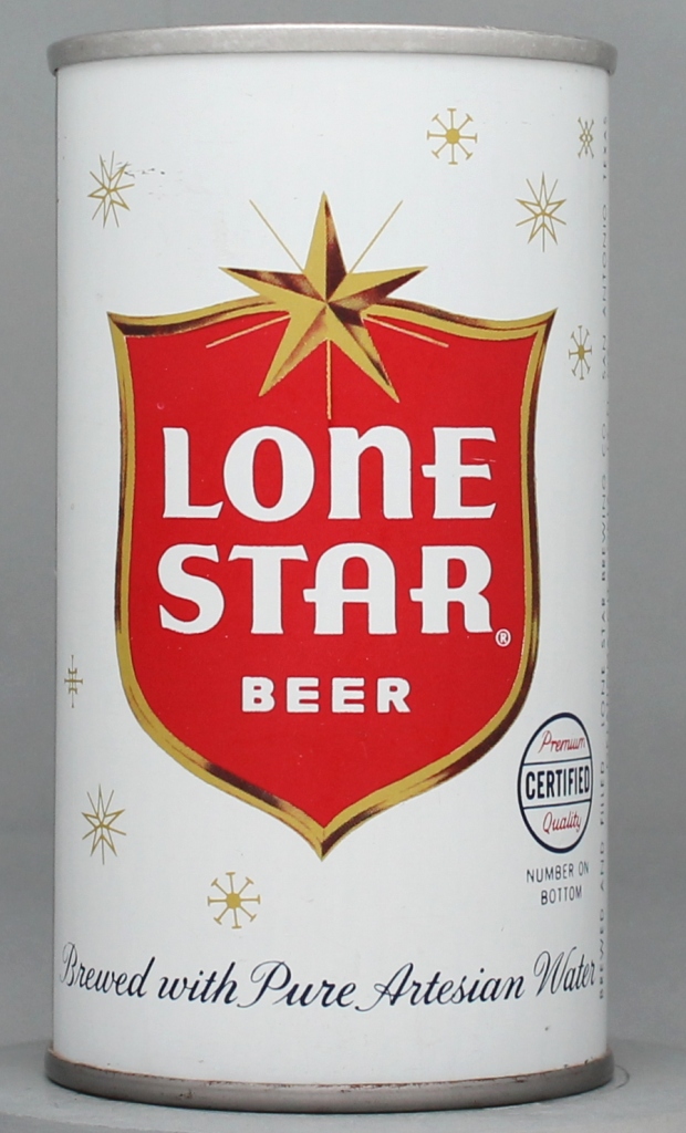 Lone Star Beer 12 Oz Tab Top Can