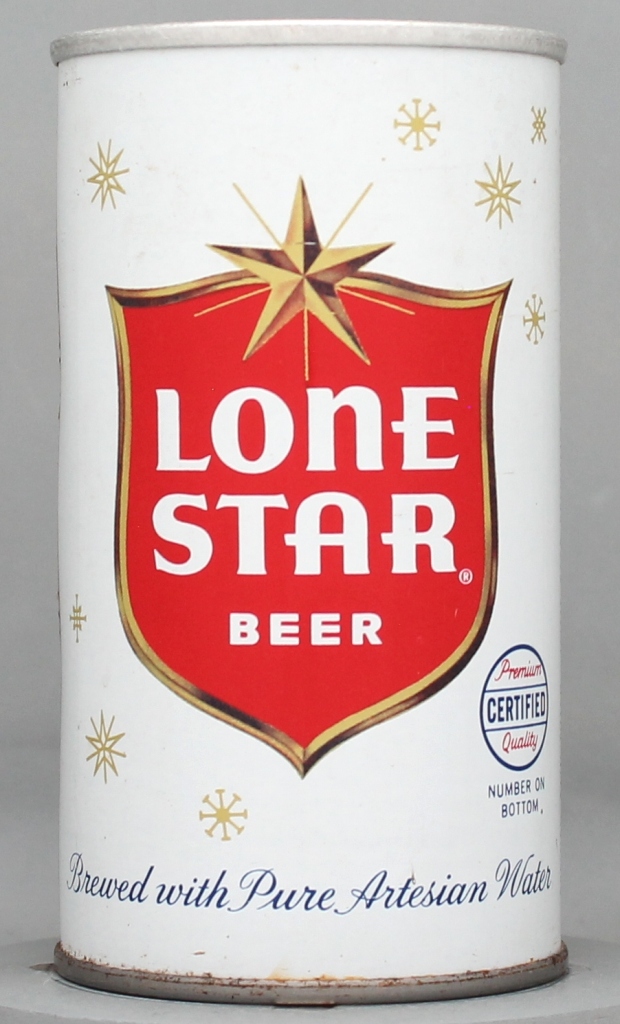 Lone Star Beer 12 Oz Tab Top Can