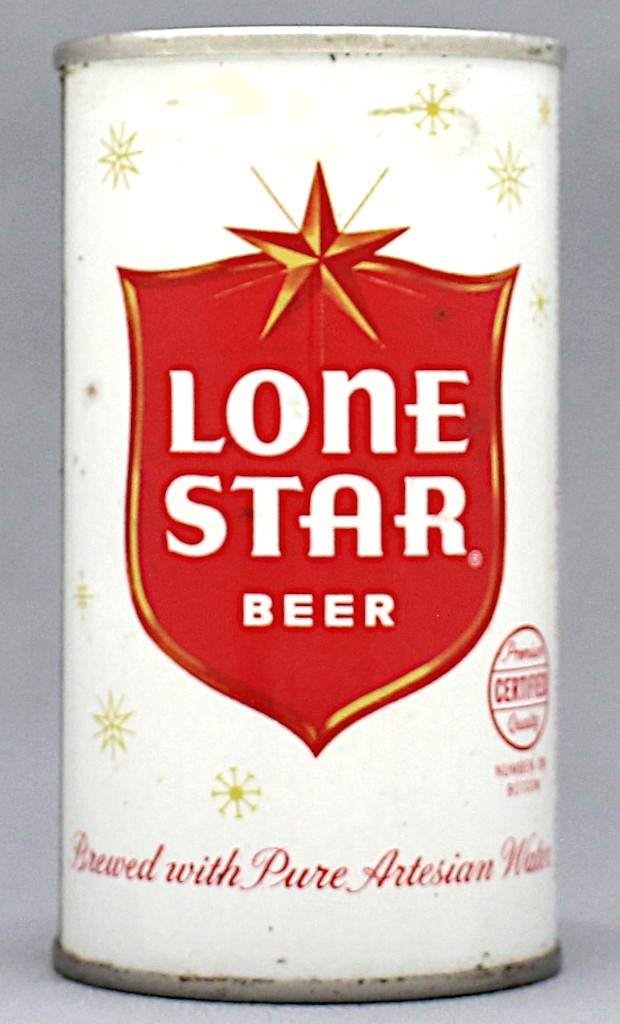 Lone Star Beer 12 Oz Tab Top Can