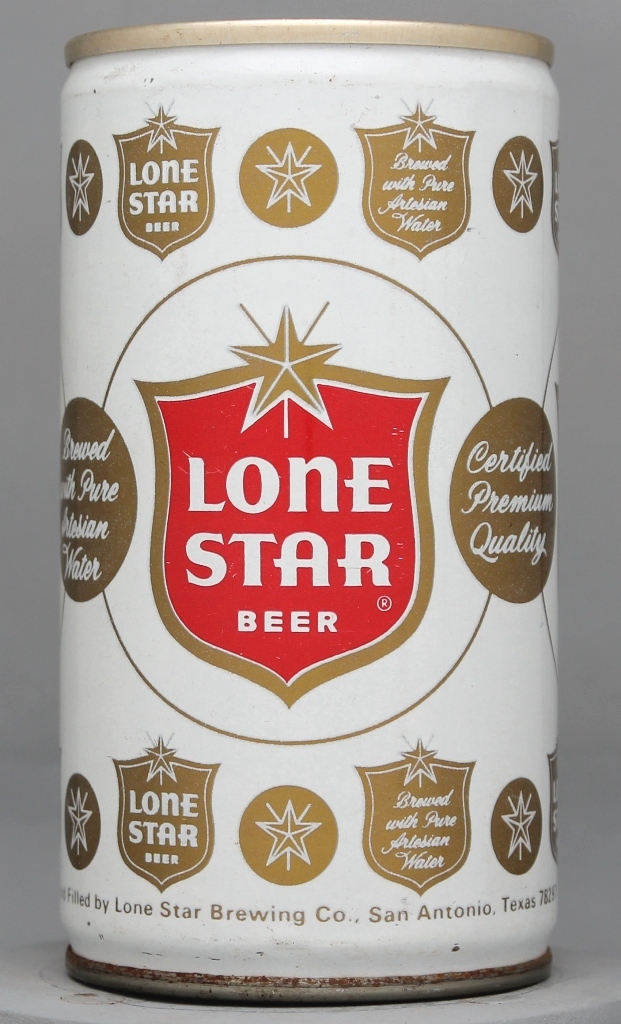 Lone Star Beer 12 Oz Tab Top Can