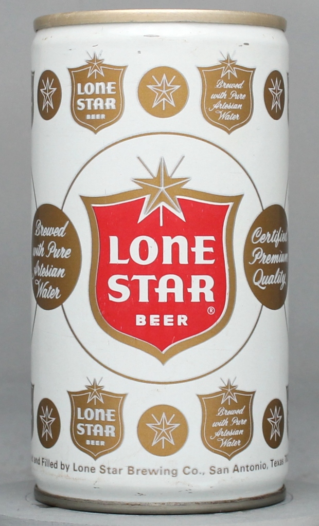 Lone Star Beer 12 Oz Tab Top Can