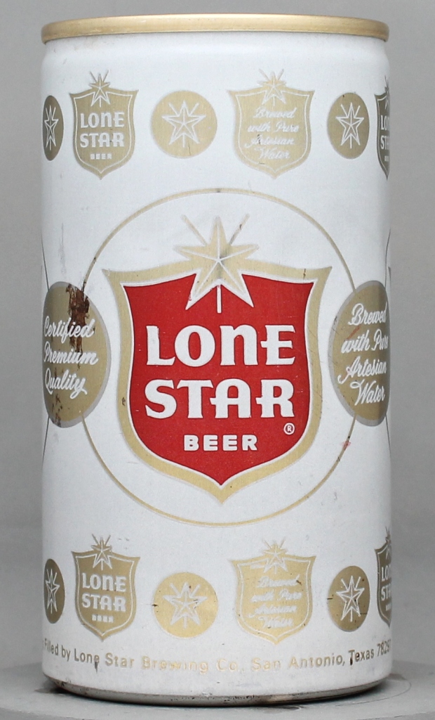 Lone Star Beer 12 Oz Tab Top Can