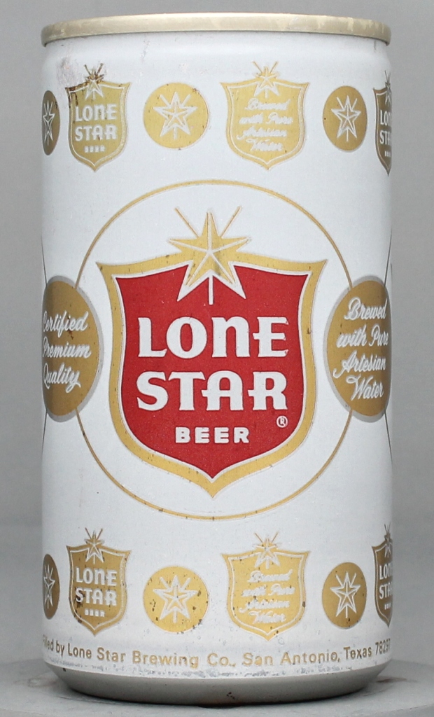 Lone Star Beer 12 Oz Tab Top Can