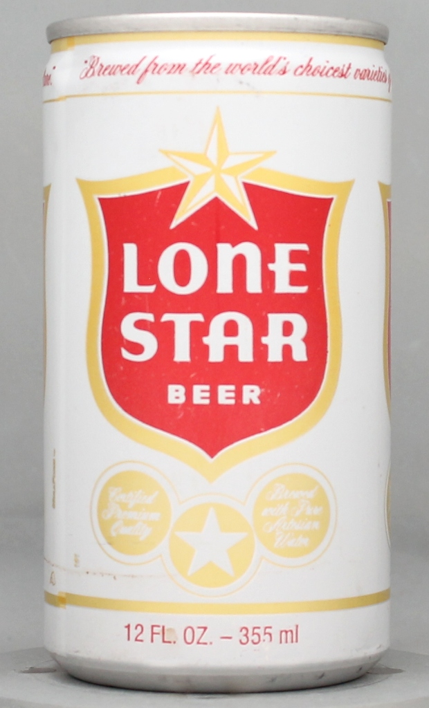 Lone Star Beer 12 Oz Tab Top Can