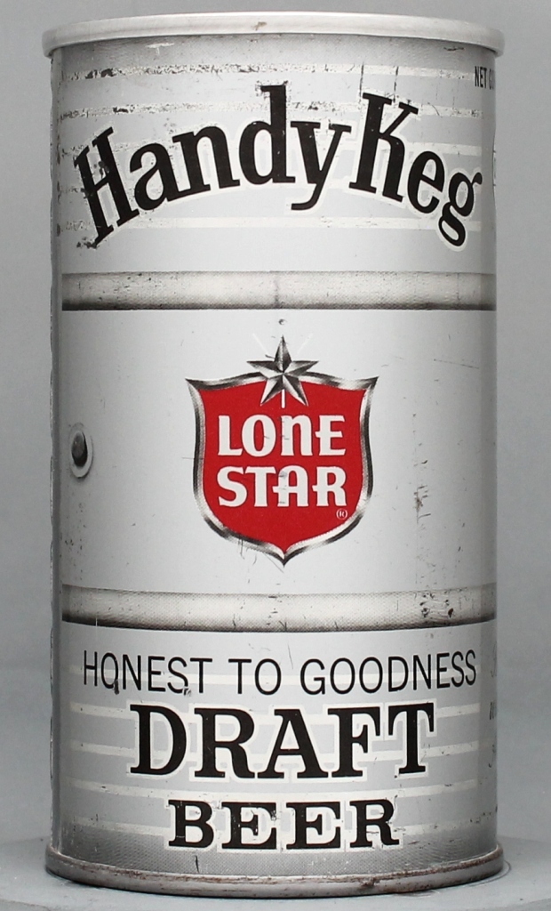 Lone Star Handy Keg Draft 12 Oz Tab Top Can