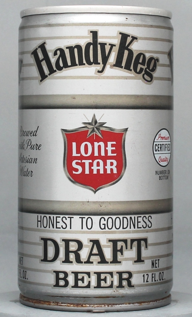 Lone Star Handy Keg Draft 12 Oz Tab Top Can
