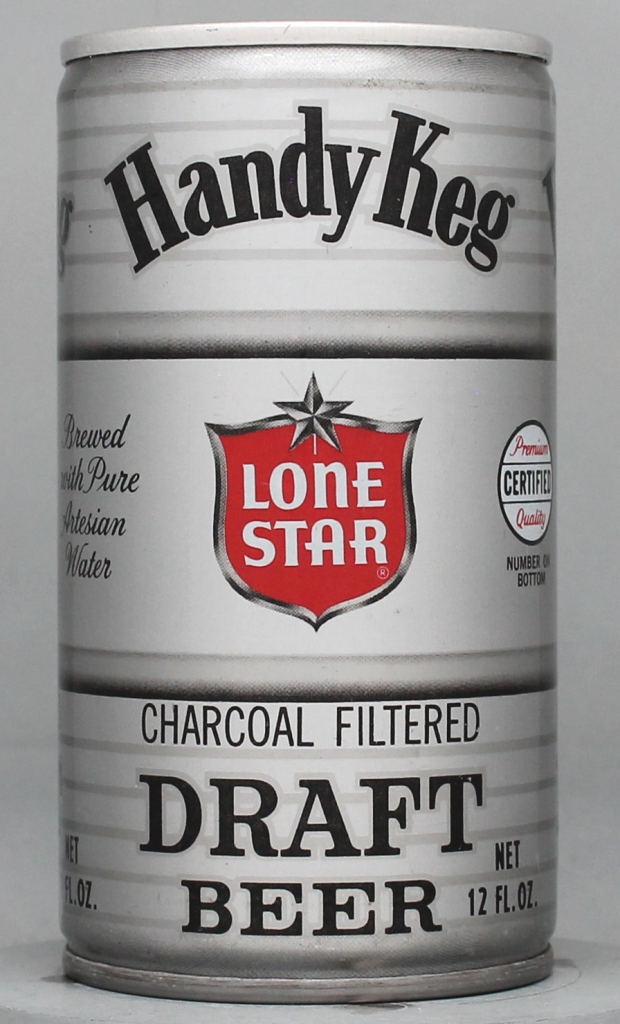 Lone Star Handy Keg Draft 12 Oz Tab Top Can