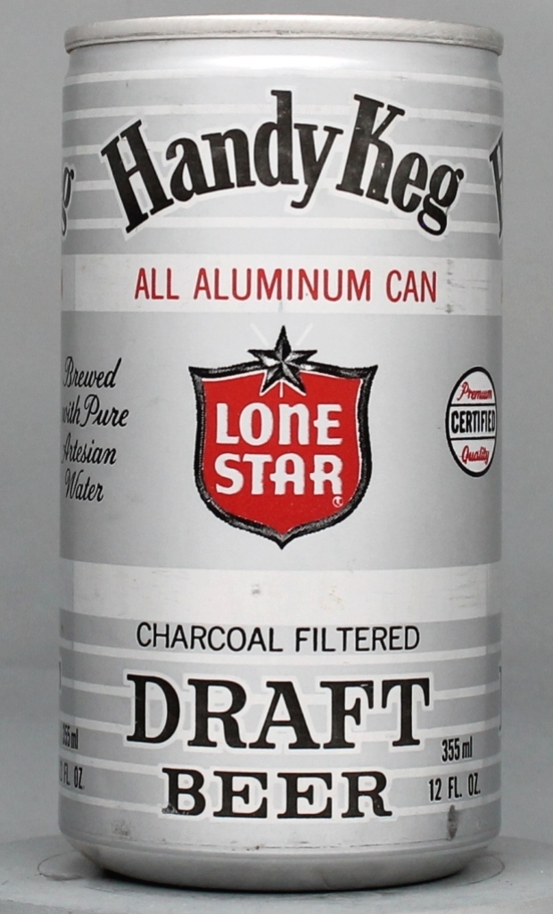 Lone Star Handy Keg Draft 12 Oz Tab Top Can