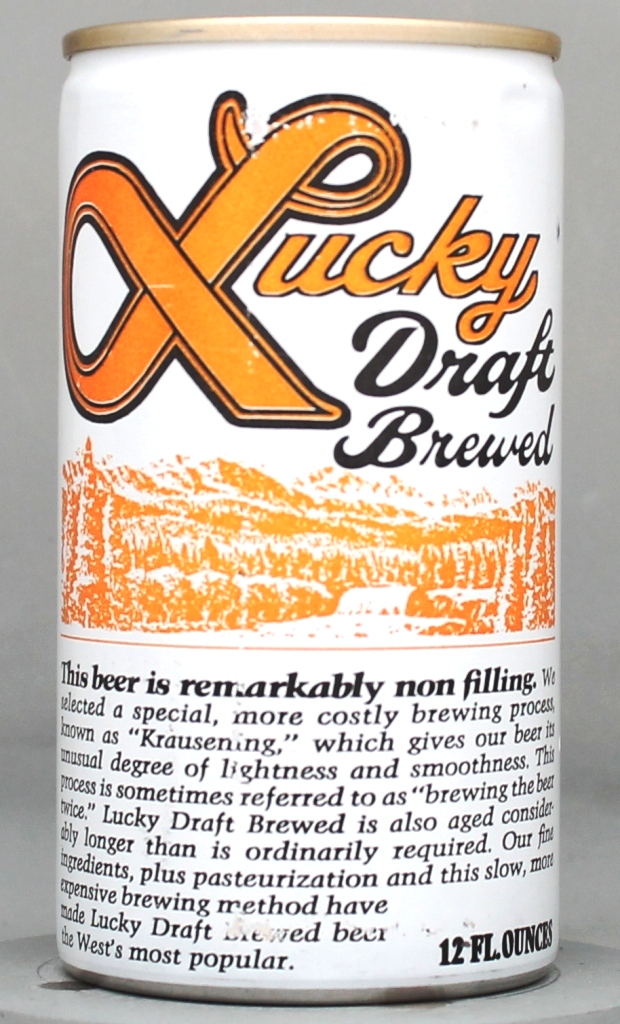 Lucky Draft 12 Oz Tab Top Can