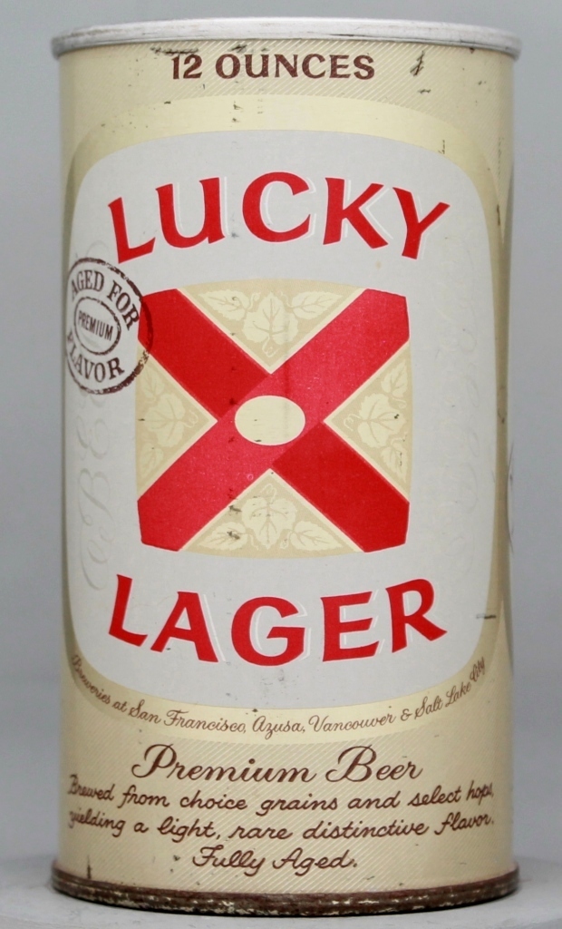 Lucky Lager Aged For Flavor Beer 12 Oz Zip/Tab Top Can