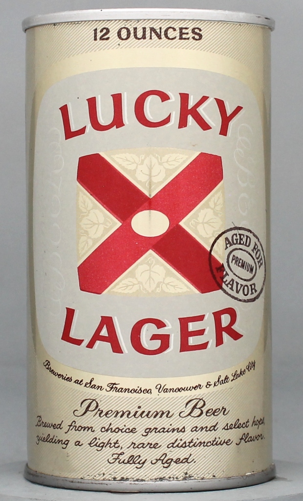 Lucky Lager Aged For Flavor Beer 12 Oz Can