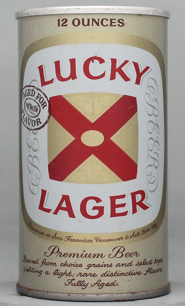 Lucky Aged For Flavor Beer 12 Oz Tab Top Can