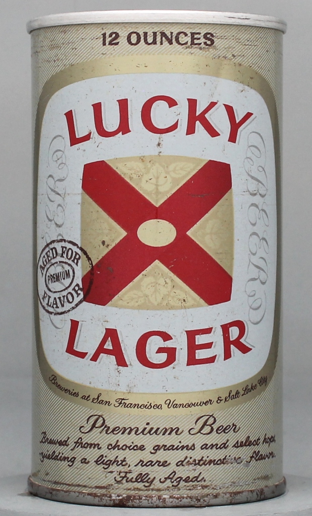 Lucky Aged For Flavor Beer 12 Oz Tab Top Can