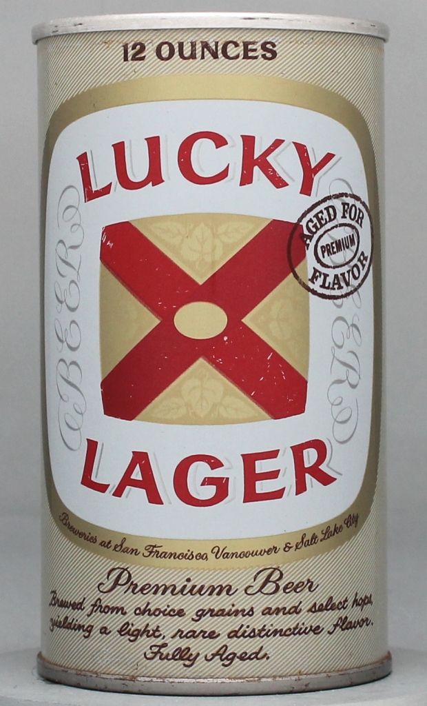Lucky Aged For Flavor Beer 12 Oz Tab Top Can